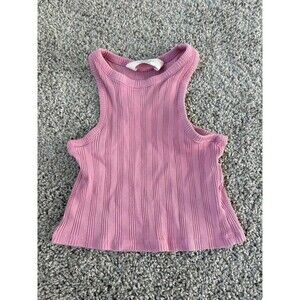 H&M girls 6/7 pink tank